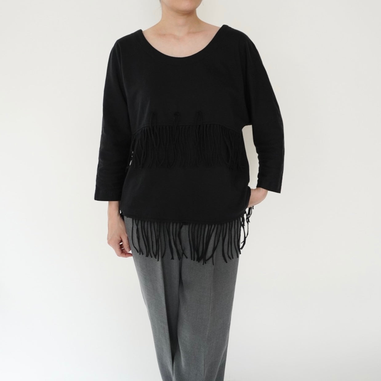 90s Fringe Top Made in USA