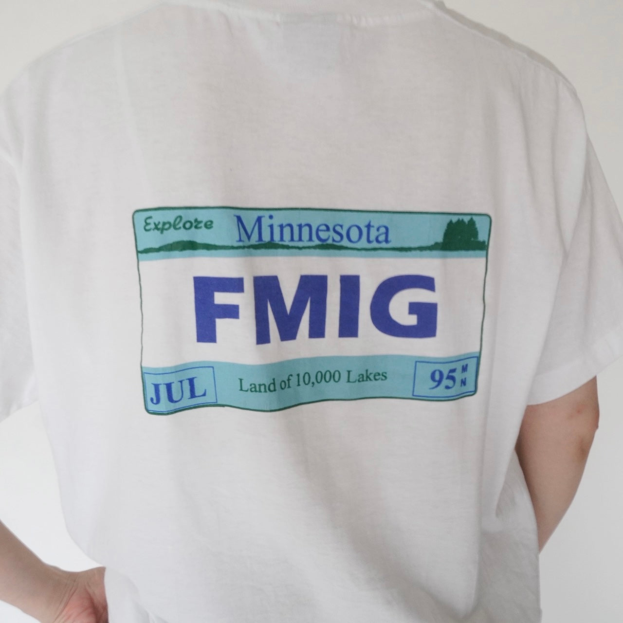 90s Printed T-shirt Made in USA