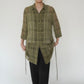 90s Plaid Long Shirt, Jacket