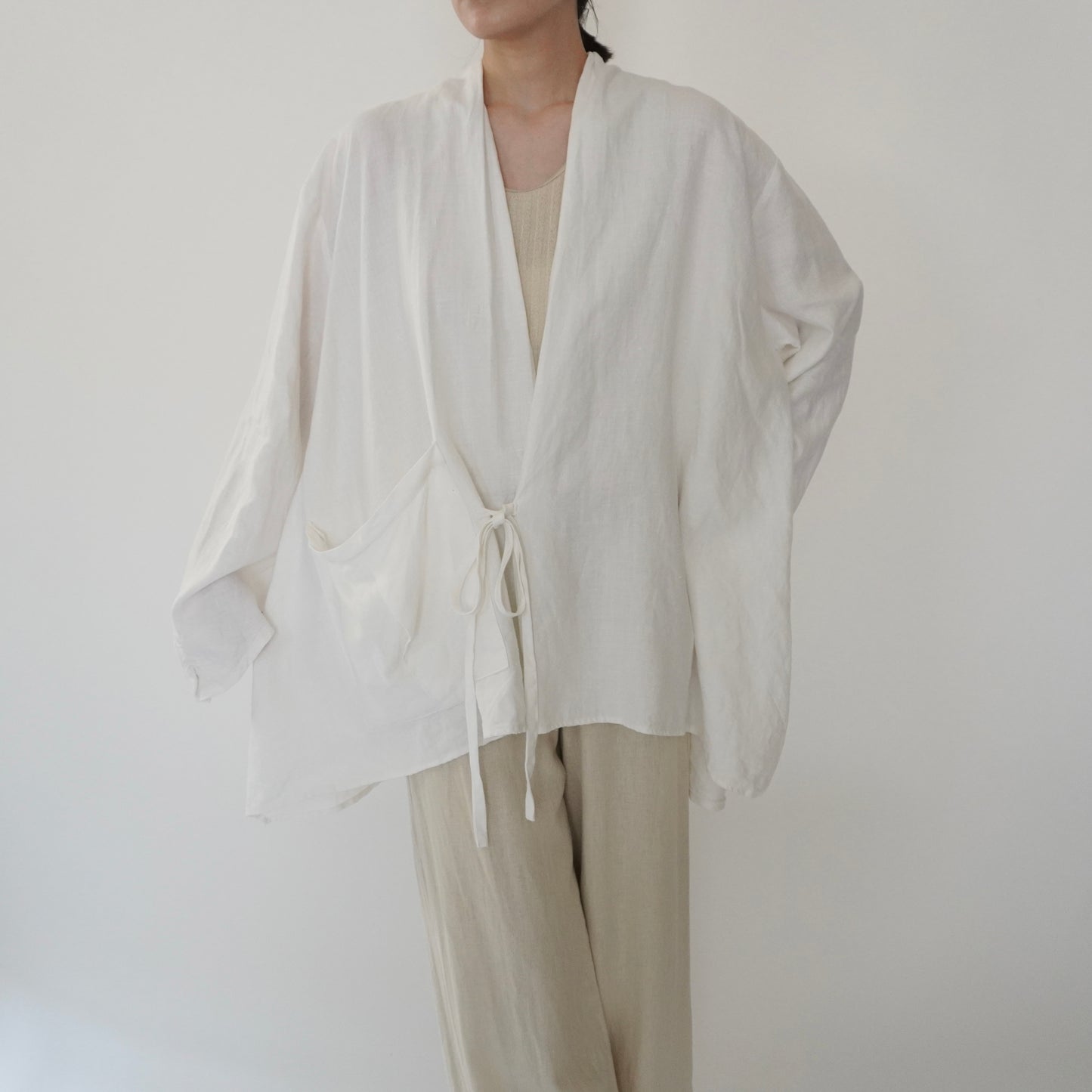 90s Linen Jacket Made in USA