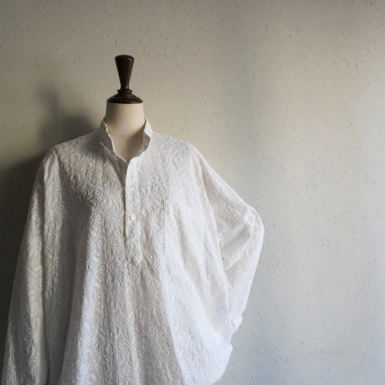 80s Cotton Embroidery Tunic
