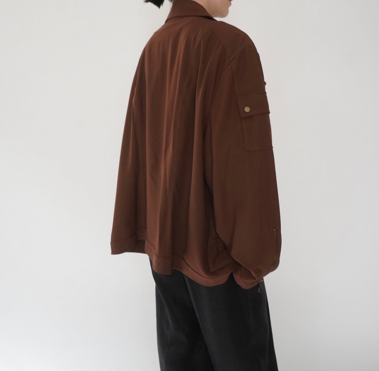 90s Design Brown Jacket