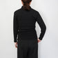 90s Black Ribbed Top