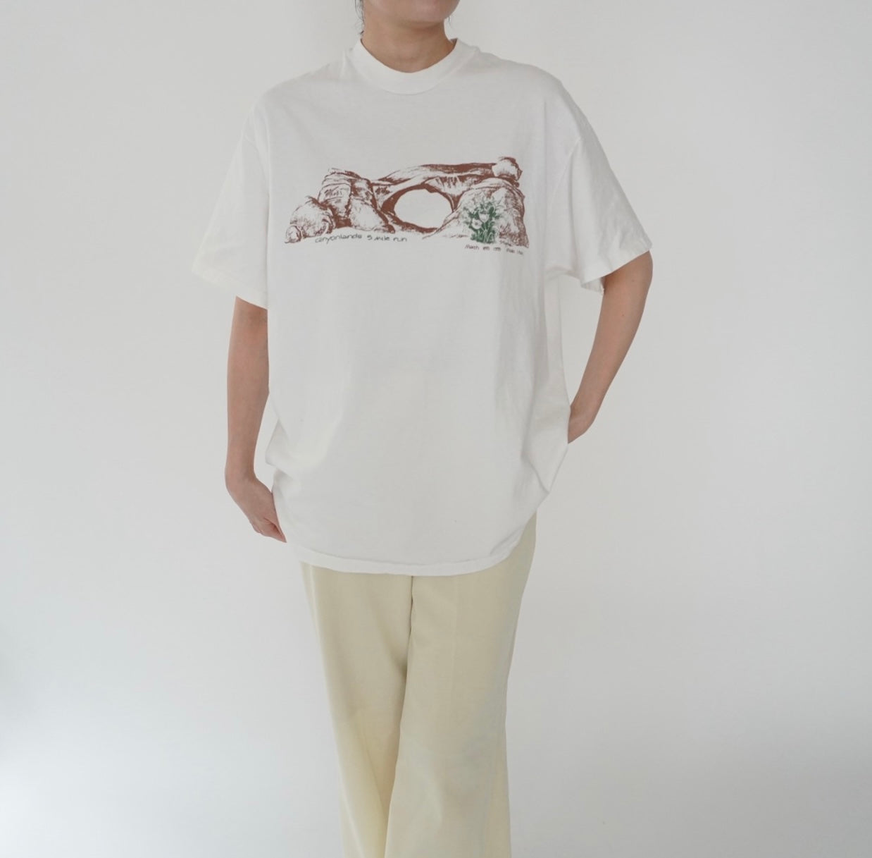 90s Printed T-shirt Made in USA