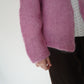 80s Pink Knit Cardigan