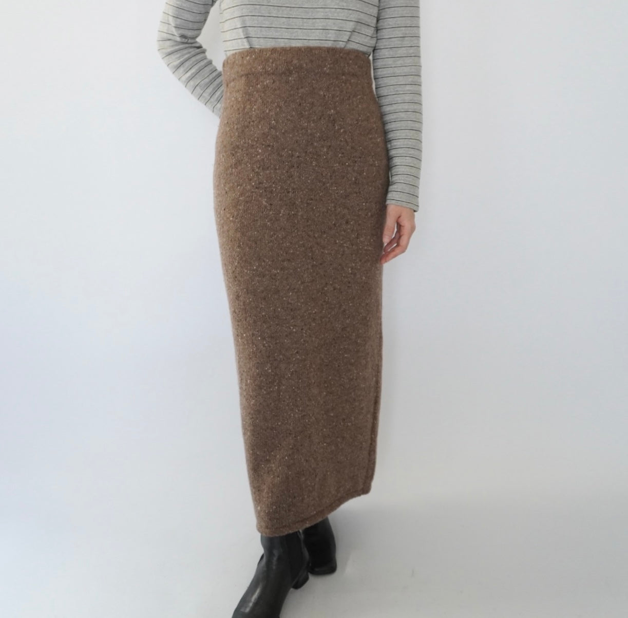 90s Mix Knit Skirt Made in Italy