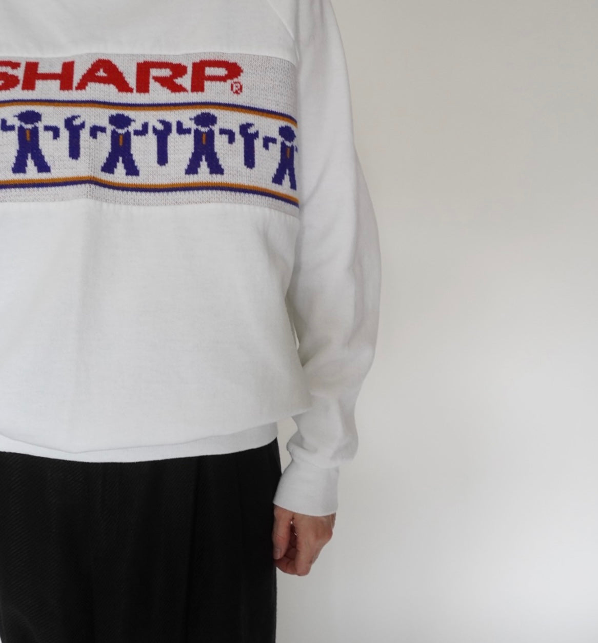 80s "SHARP" Sweater Made in USA
