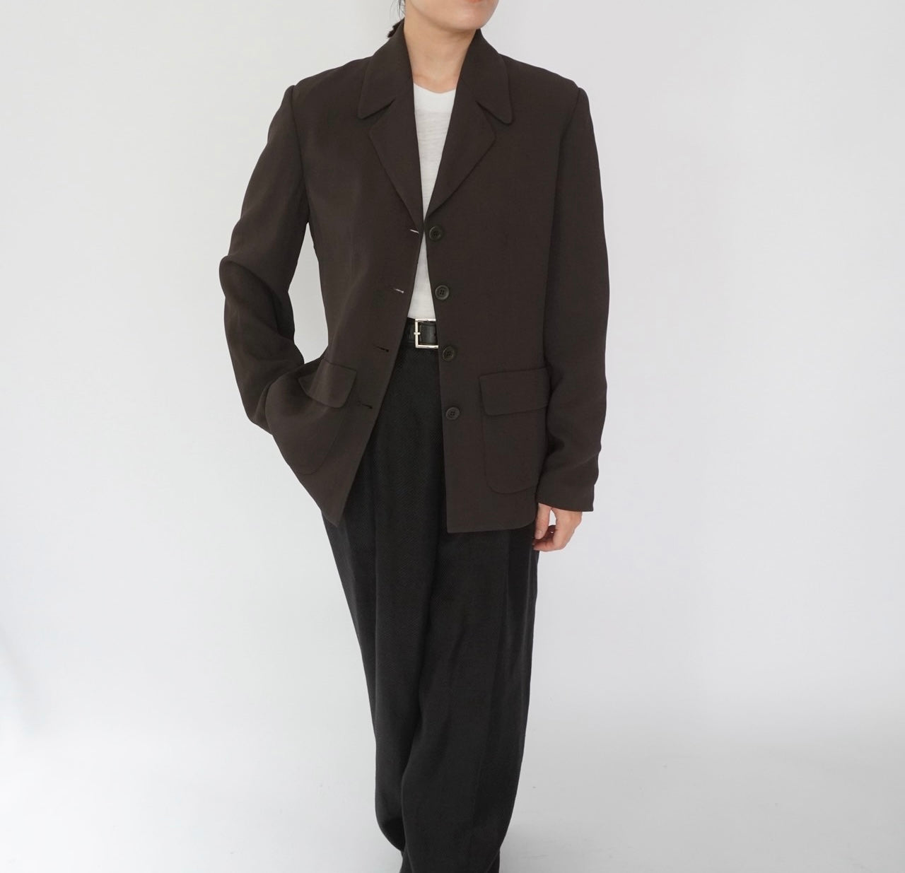 80s Brown Jacket Made in USA