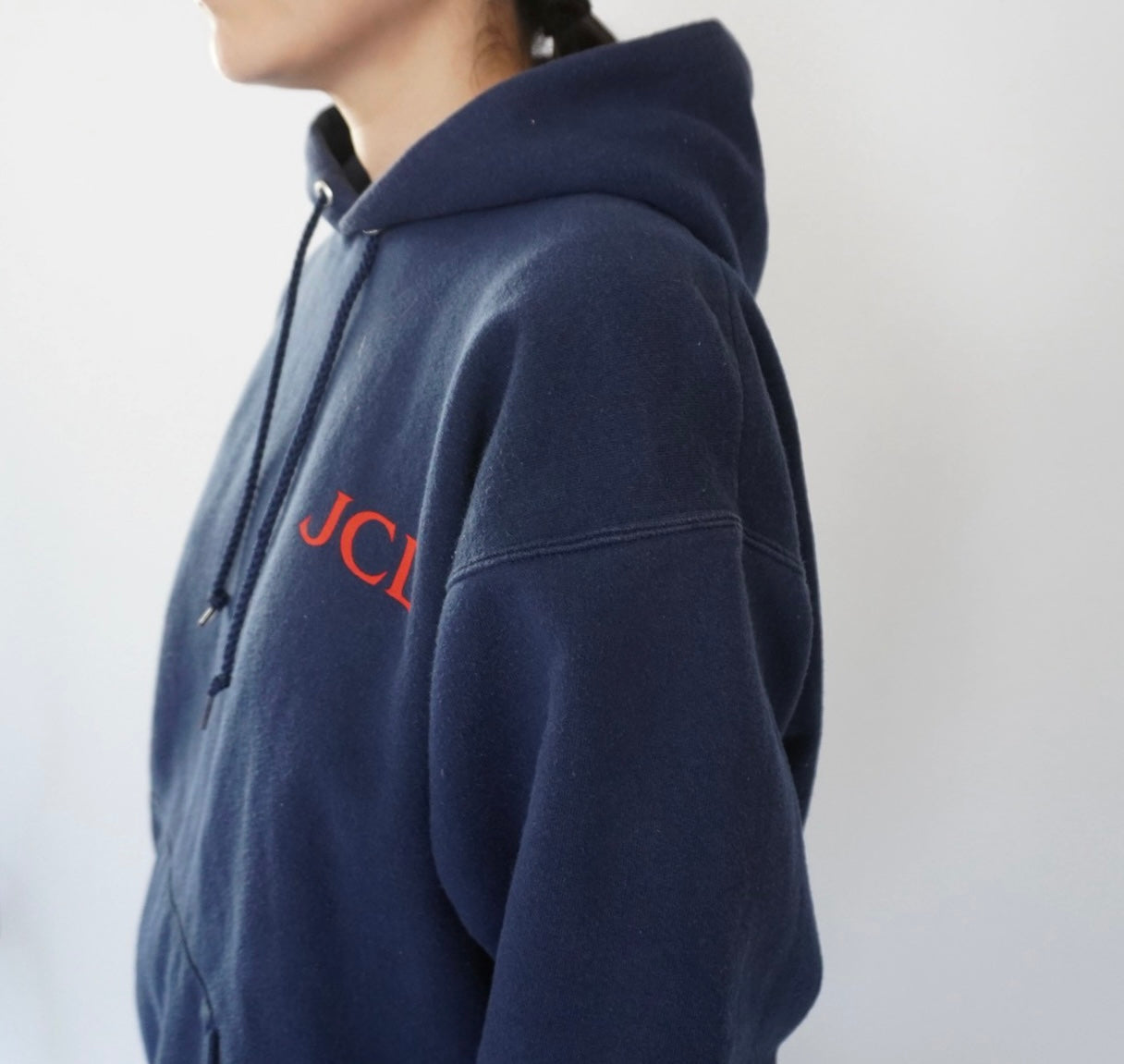 00s Print Hooded Sweater