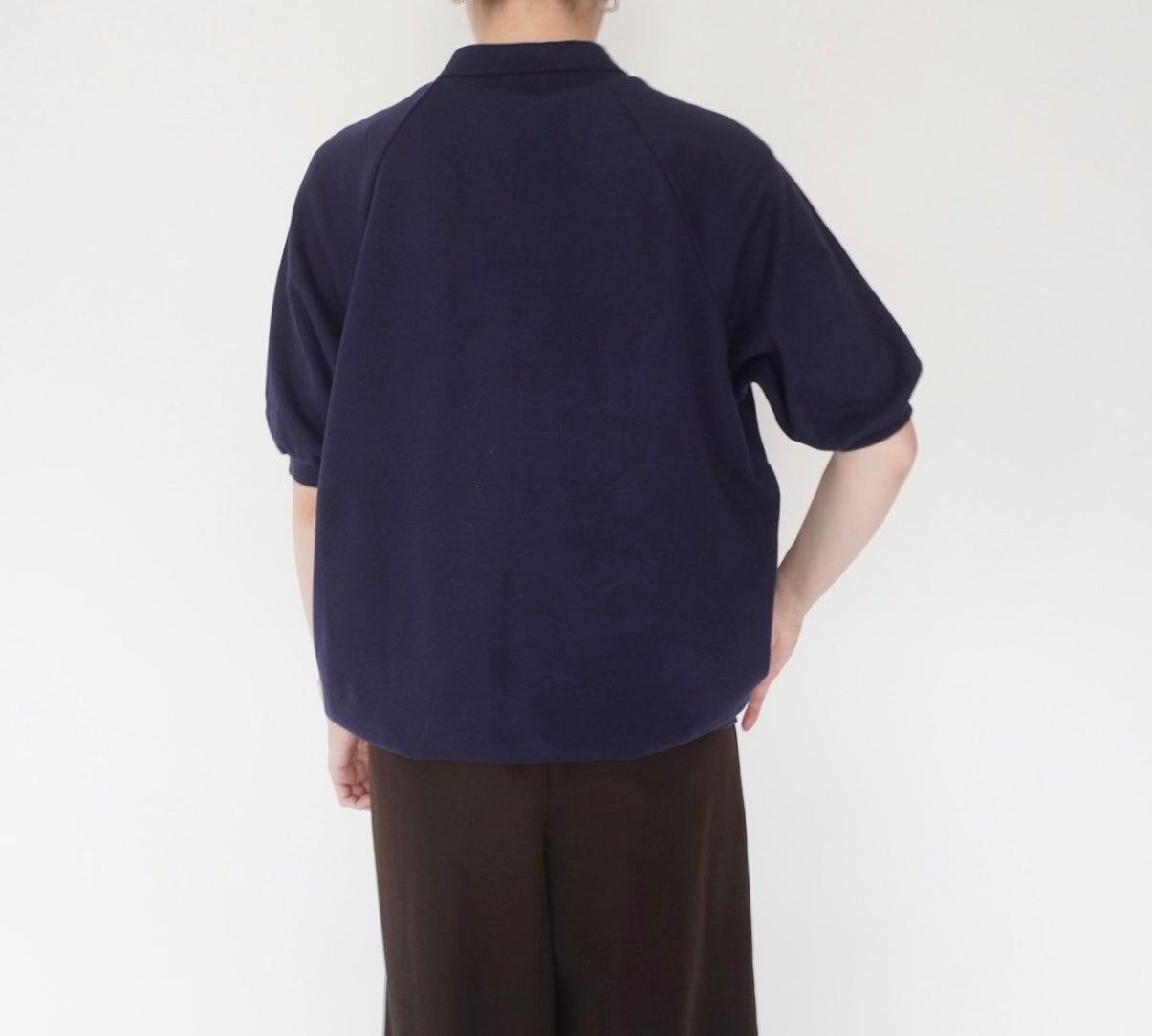 90s Navy Top Made in USA