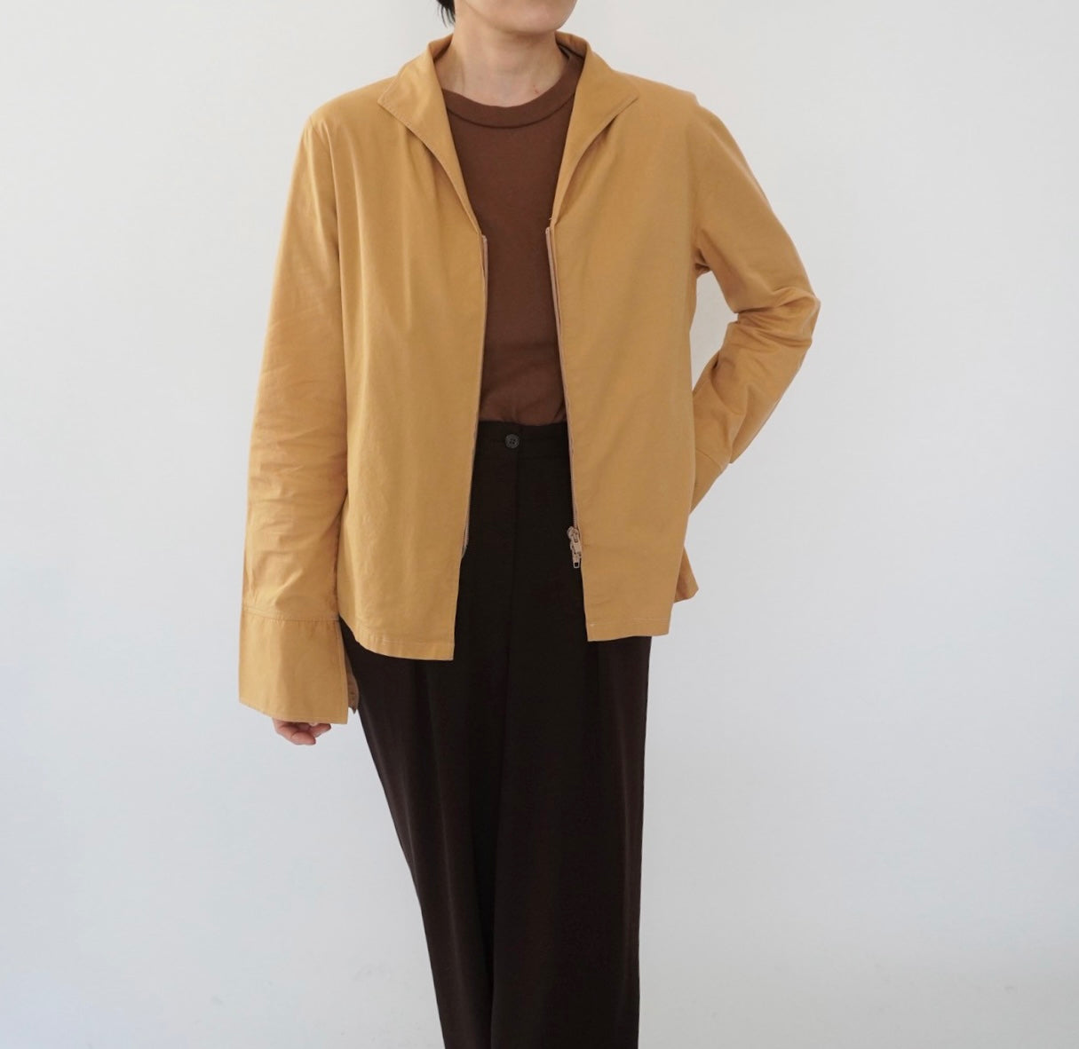 90s"NARACAMICIE" Zipped Shirt