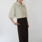 90s Light Green Ribbed Top