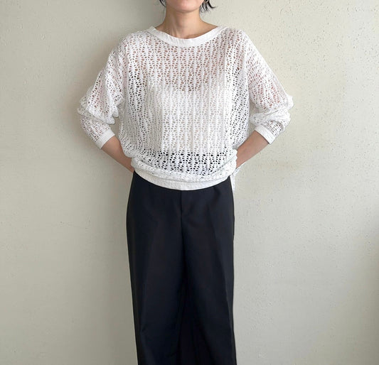 90s Crochet Top Made in USA