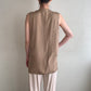 90s Silk Asian Design Blouse,Vest