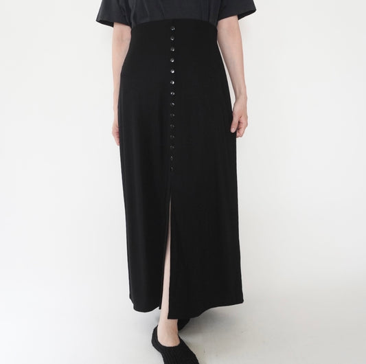 90s Black Skirt Made in USA