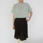 60s Plaid Boxy Blouse