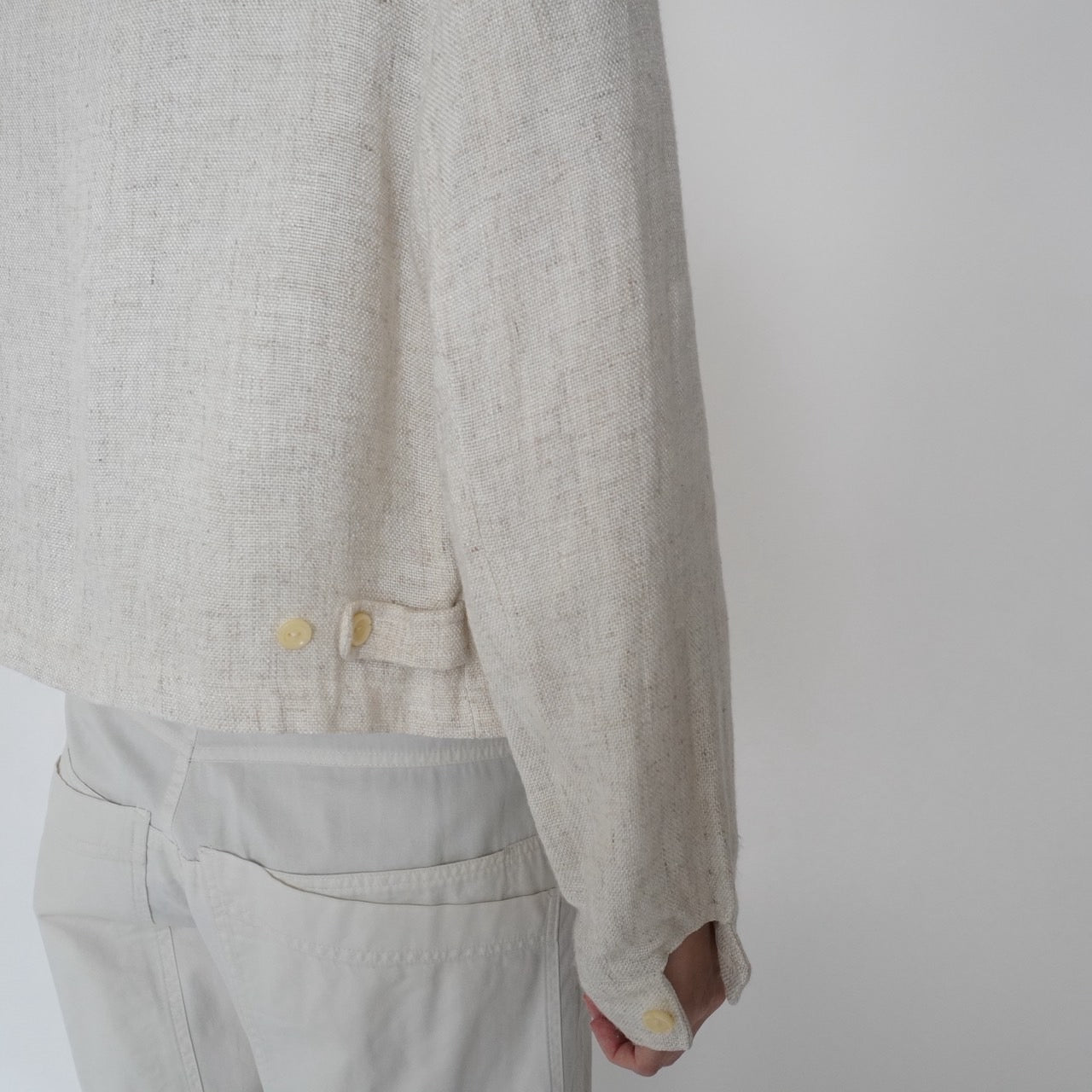 90s Ivory Jacket Made in USA