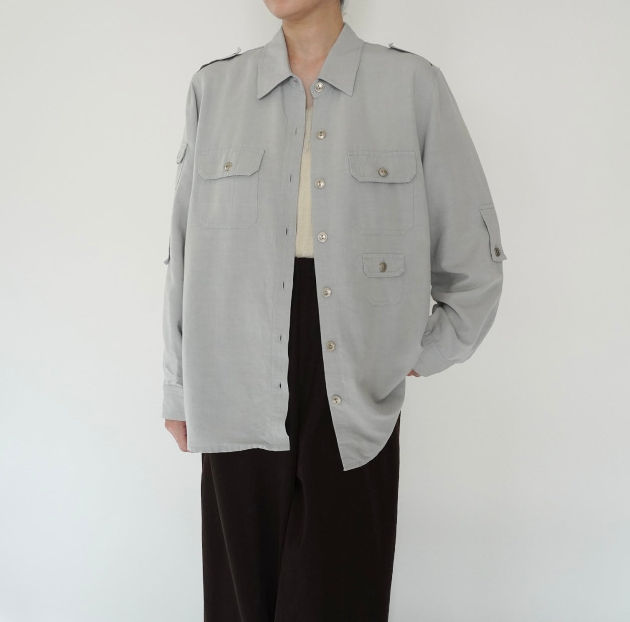90s Design Rayon Shirt