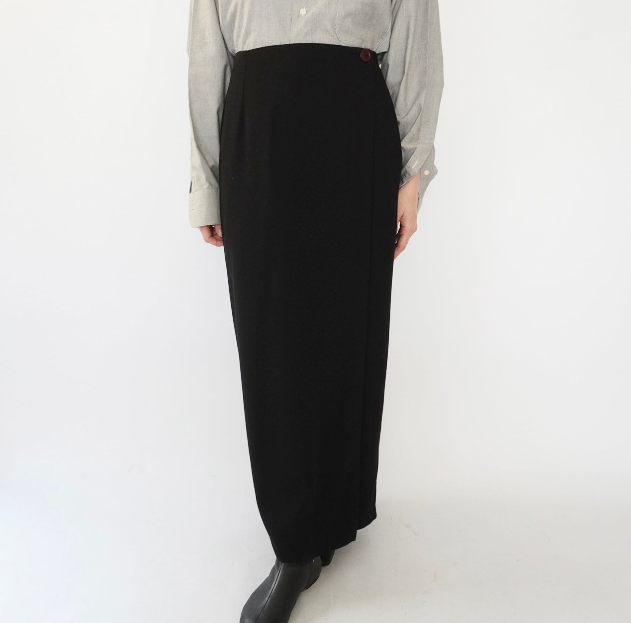 90s Wrap Maxi Skirt Made in Italy
