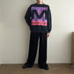 90s Printed Sweater Made in USA