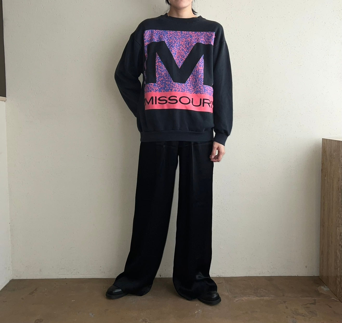 90s Printed Sweater Made in USA