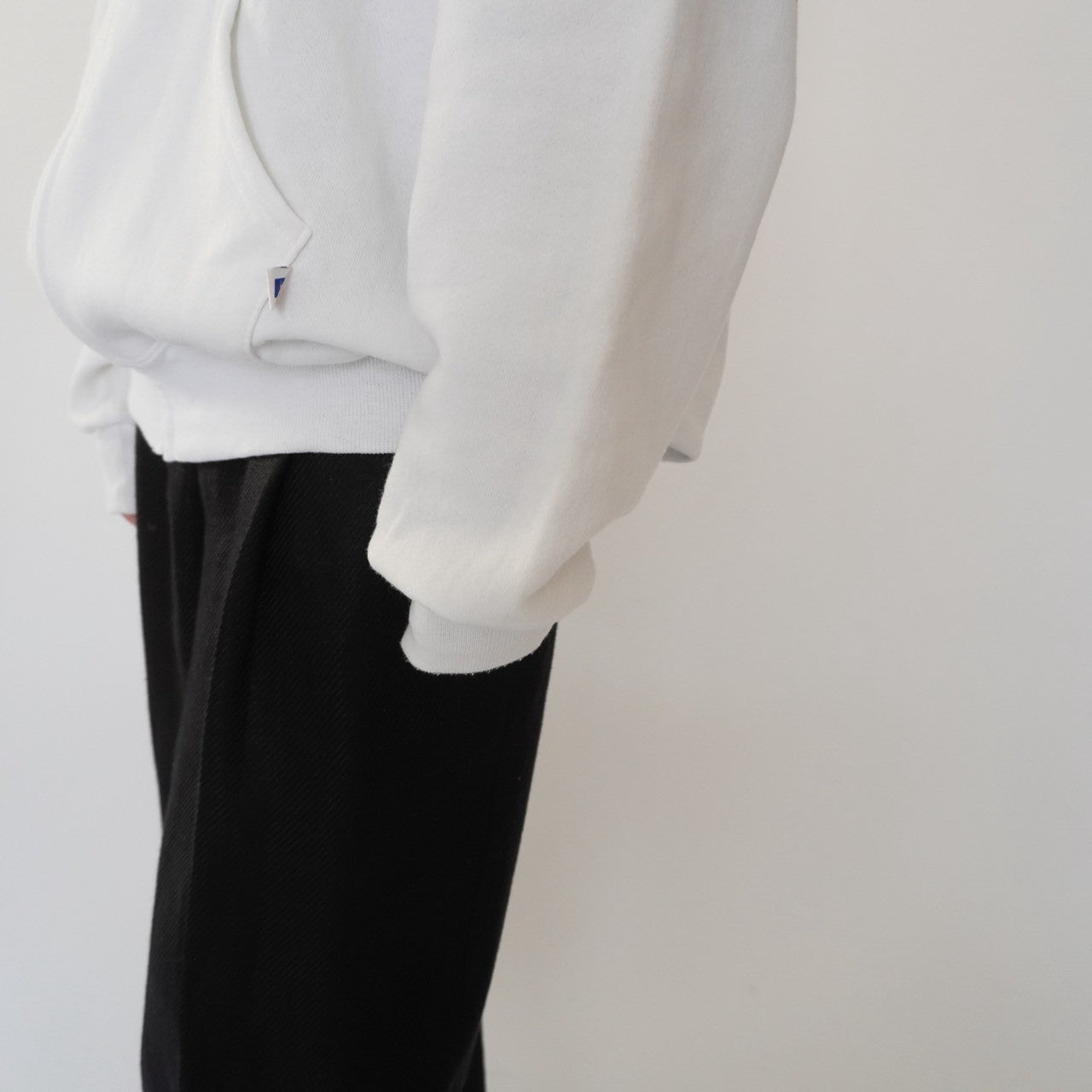 90s "Russell Athletic" Hooded Zip Sweater Made in USA