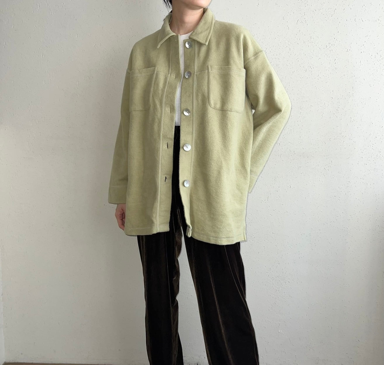 90s Cotton Shirt Jacket