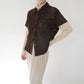 90s Suede Leather Shirt