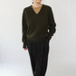 60s Pure Wool V Neck Knit Made in Ireland