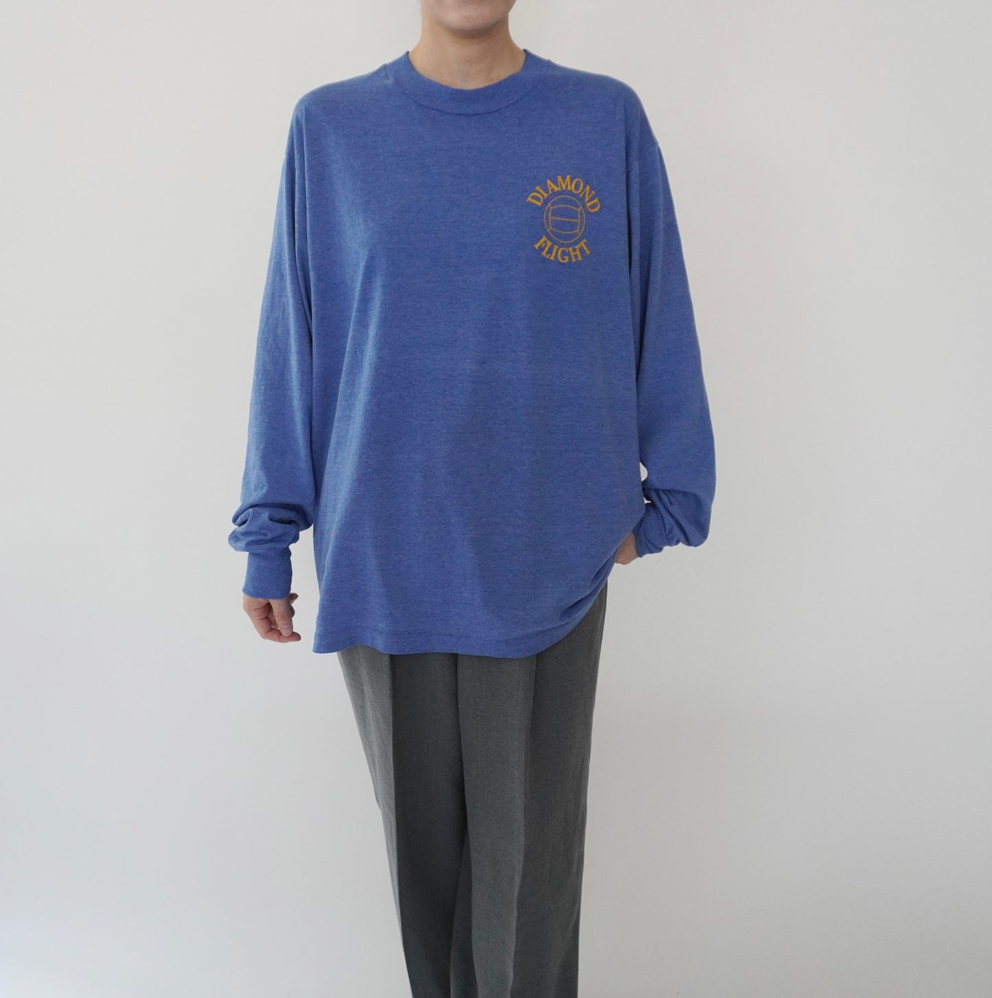 90s Printed Long T-shirt Made in USA