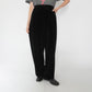 90s Black Velour Pants Made in USA