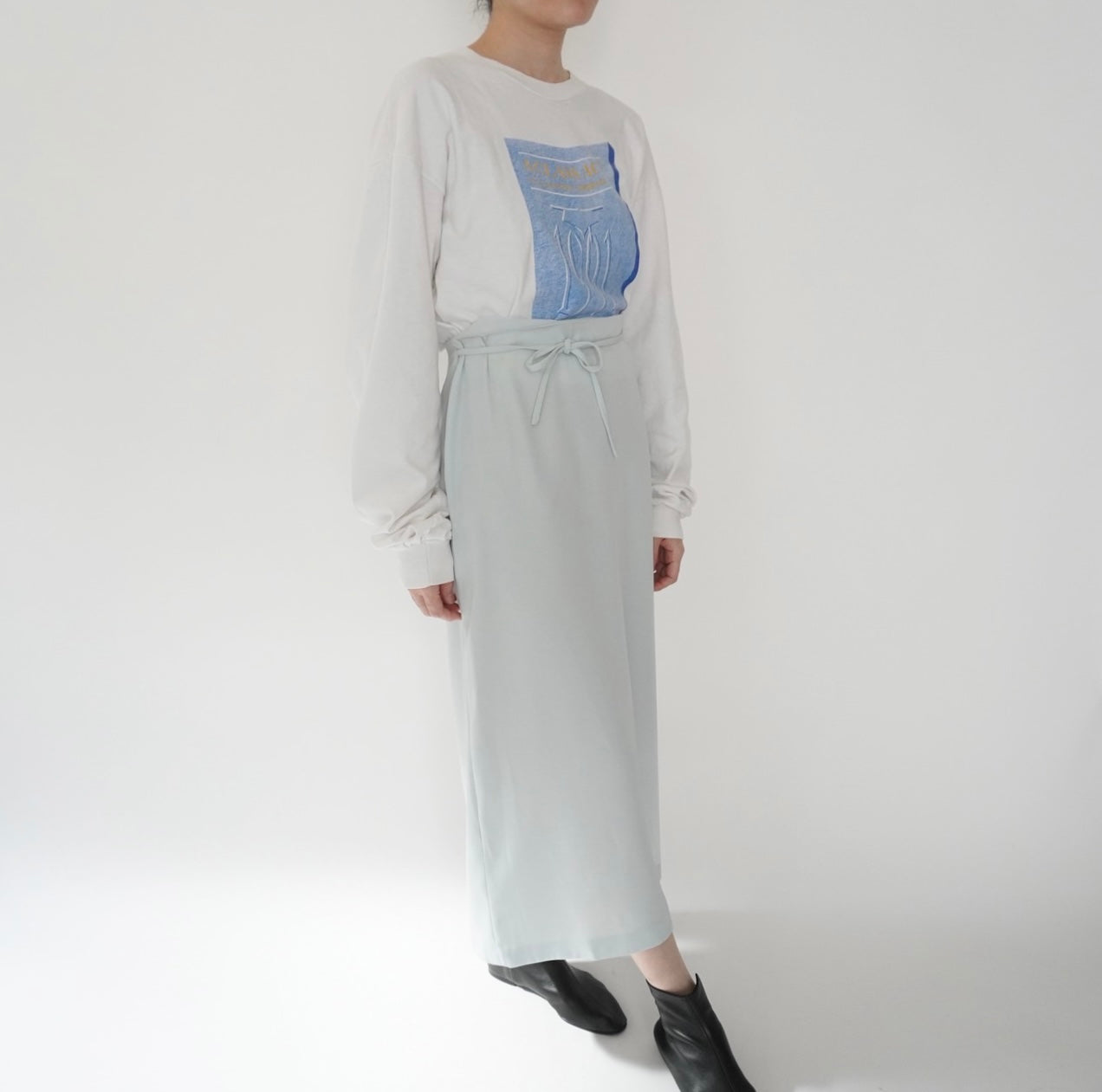 90s Light Blue Skirt