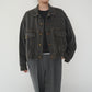 80s Black Denim Jacket