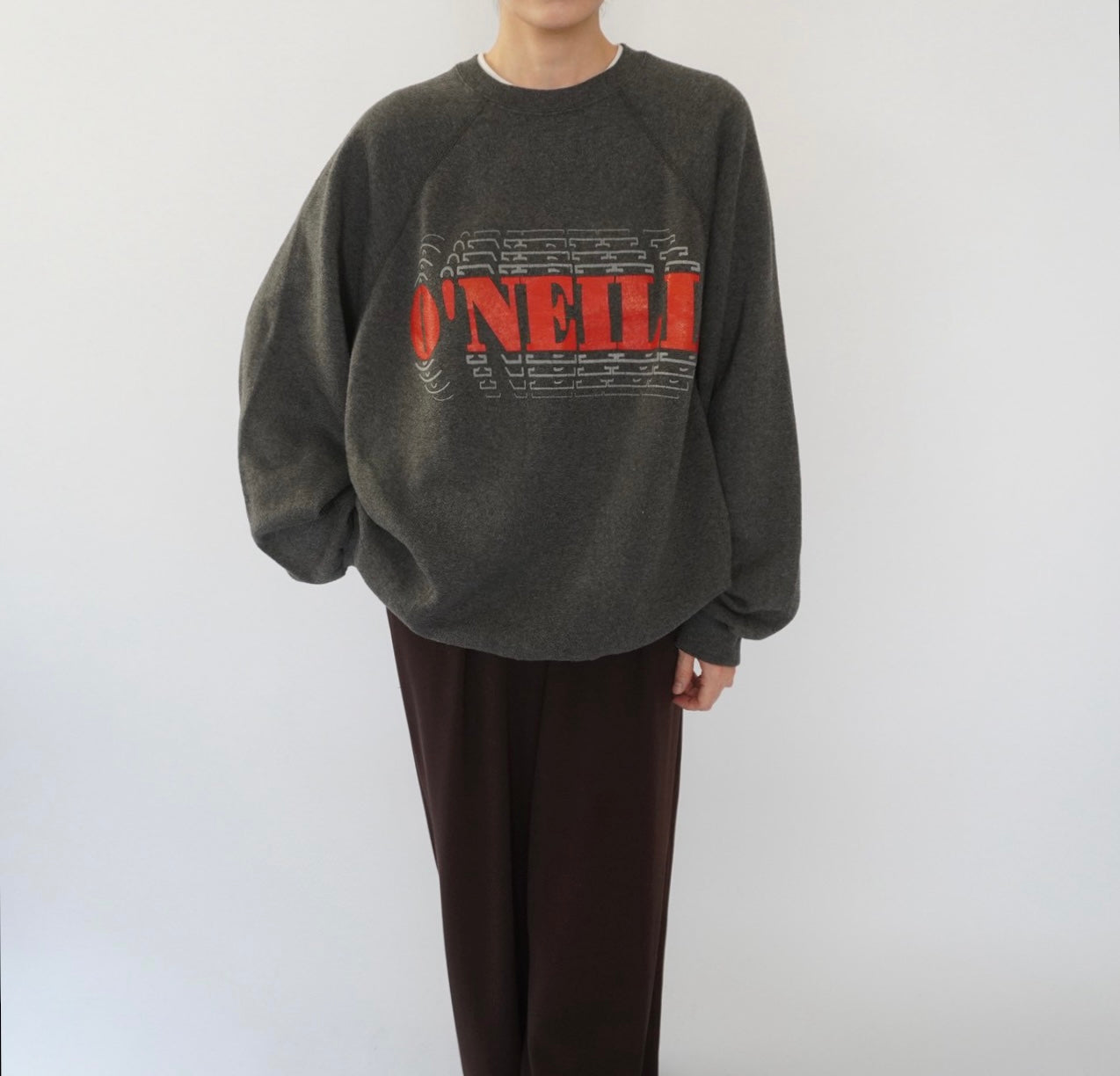 80s Printed Sweater Made in USA