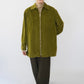 90s Velour Zip Shirt Jacket