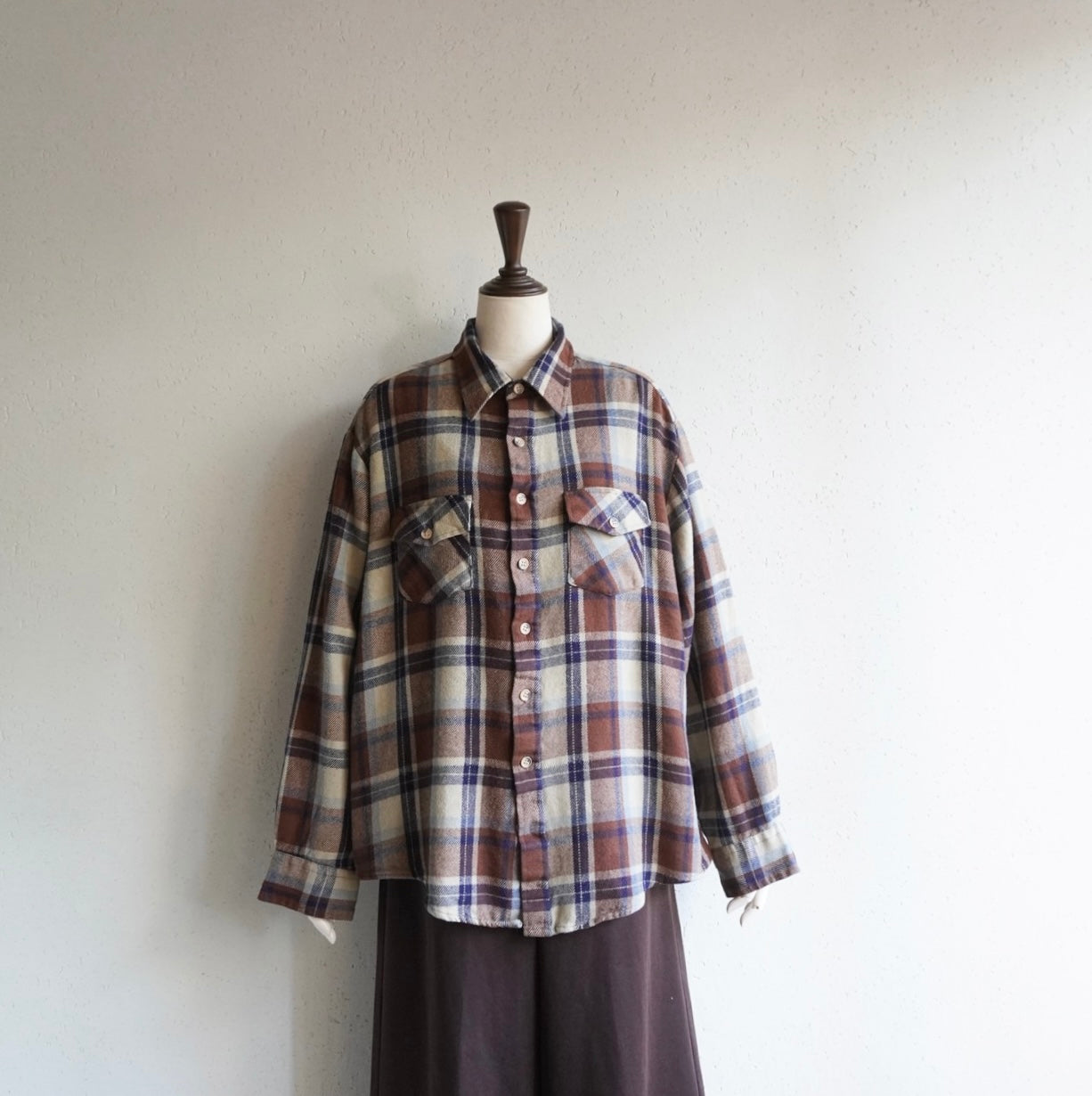 80s "Sears" Plaid Shirt