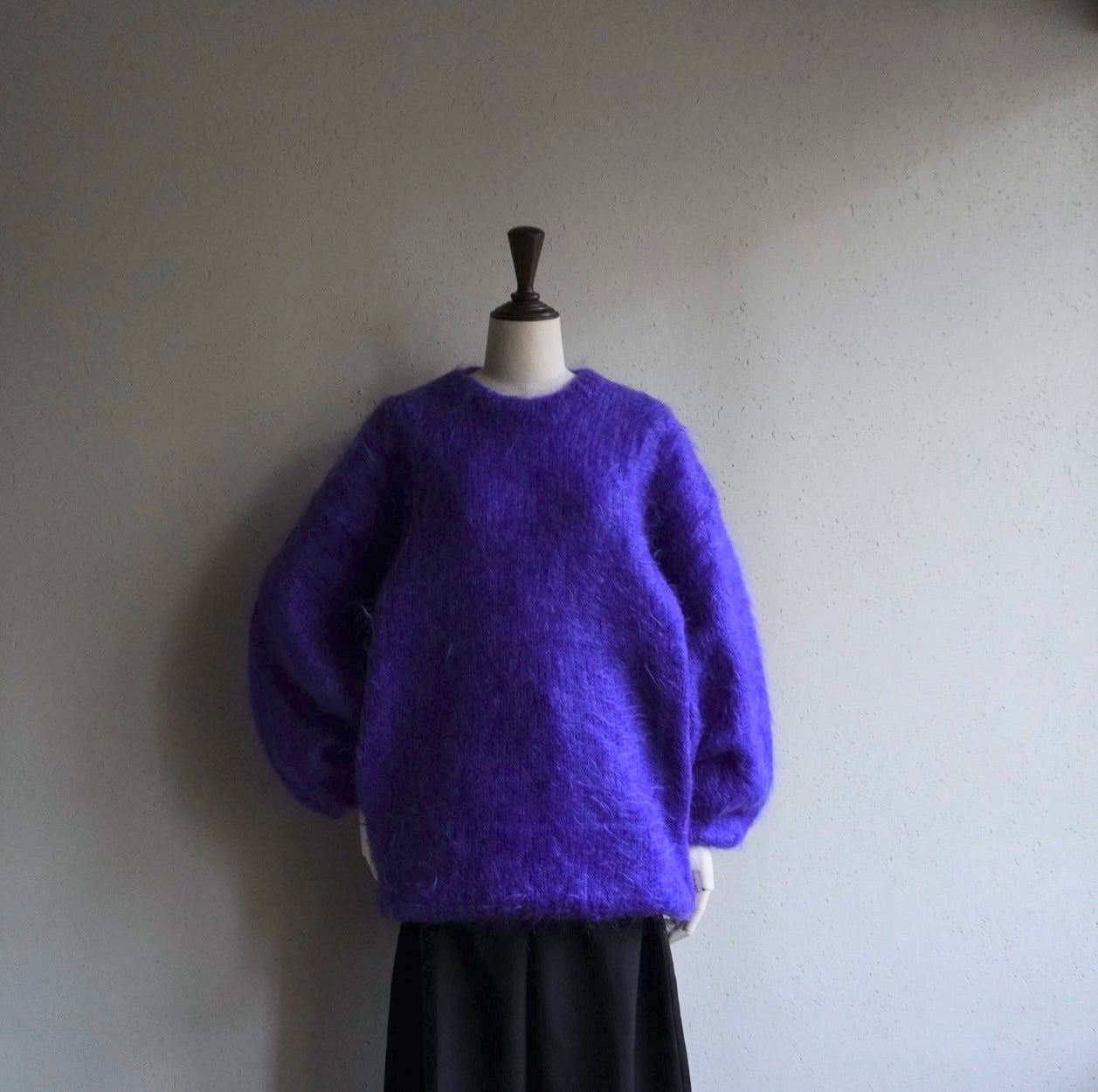 80s Blue Mohair Knit