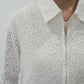 90s Cut Lace Shirt,Jacket Made in USA
