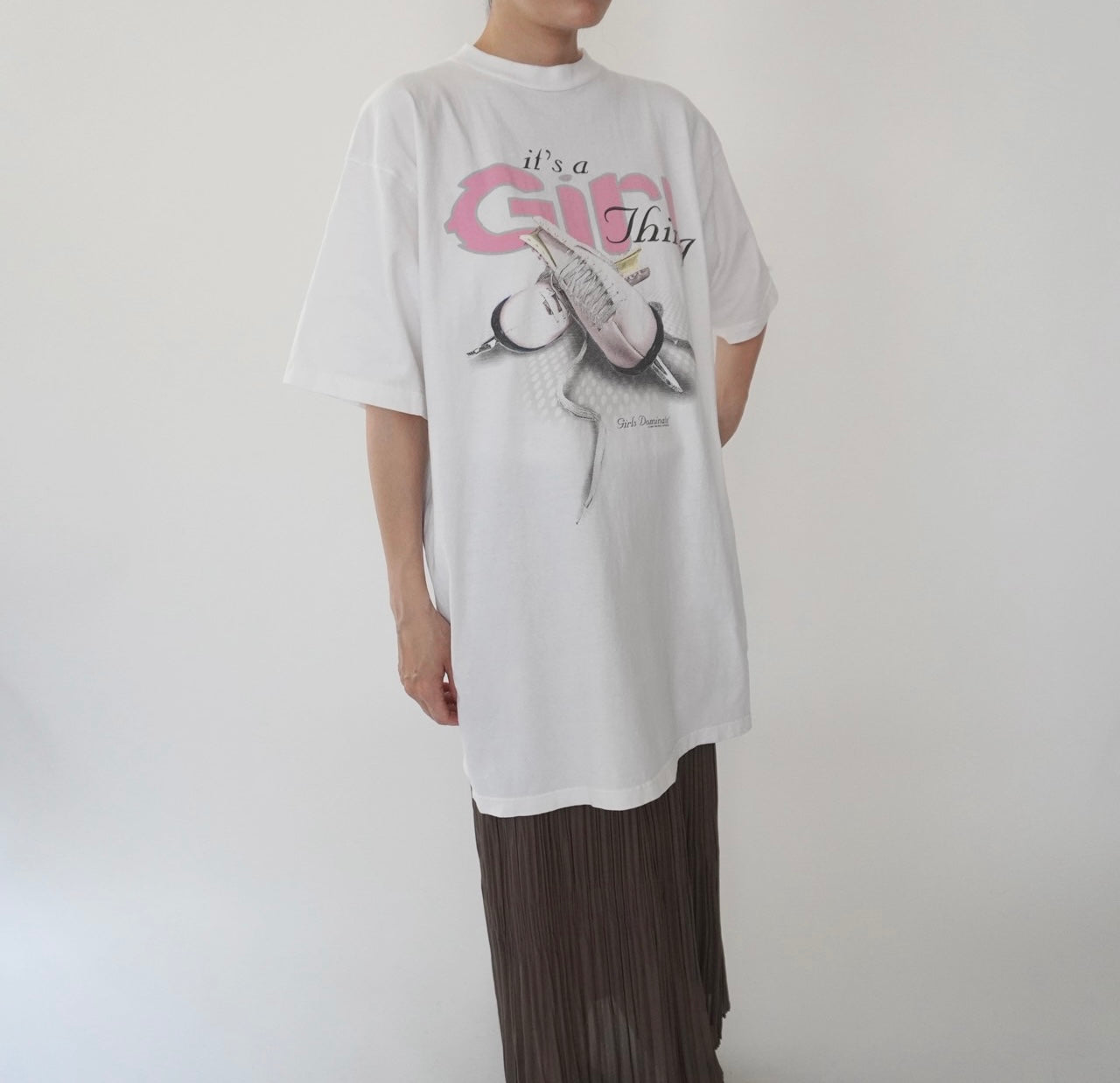 90s Printed Long T-shirt Made in Canada