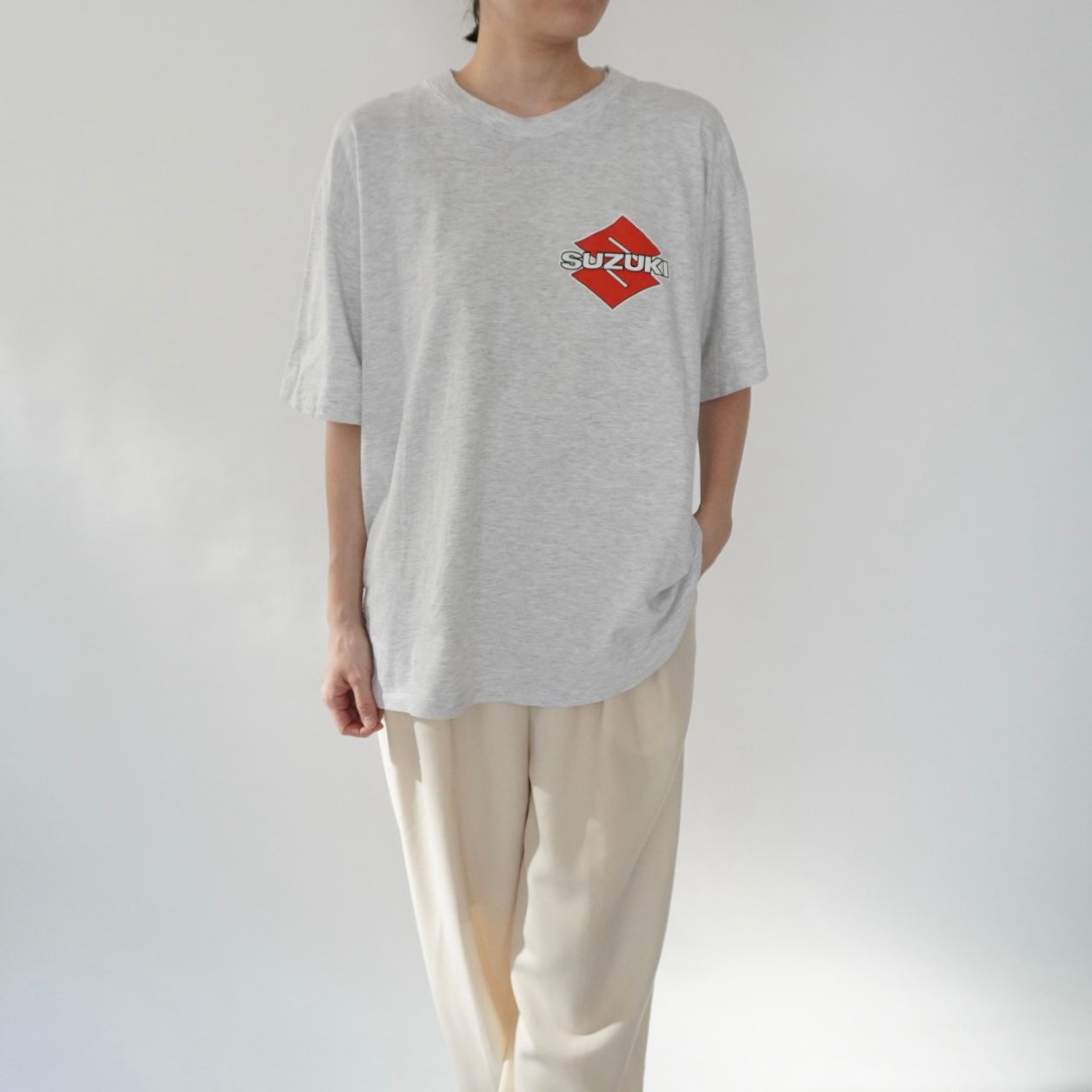 90s "SUZUKI" Printed T-shirt