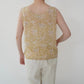 90s Floral Print Silk Top