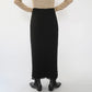 90s Design Ribbed Skirt Made in Italy
