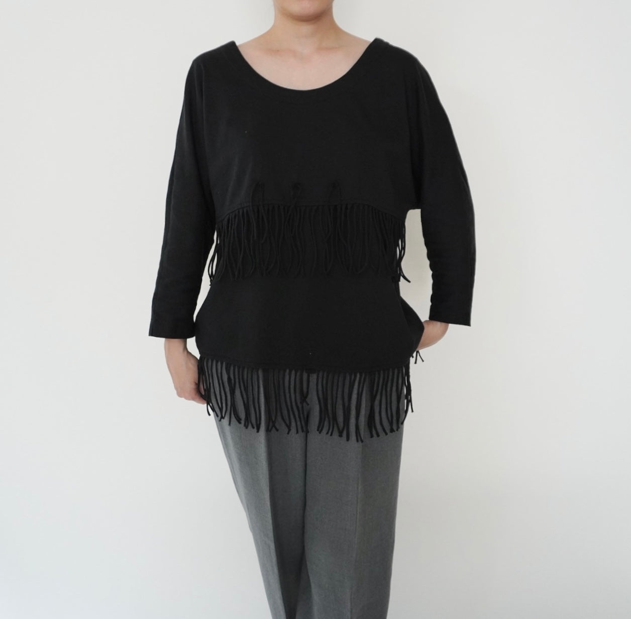 90s Fringe Top Made in USA