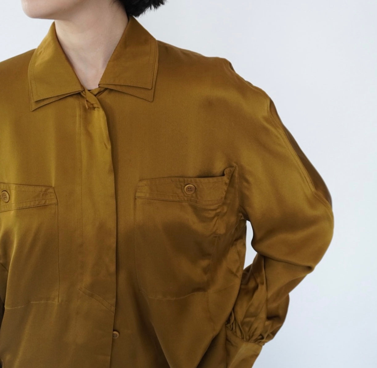 80s "ESCADA" Silk Shirt Made in Italy