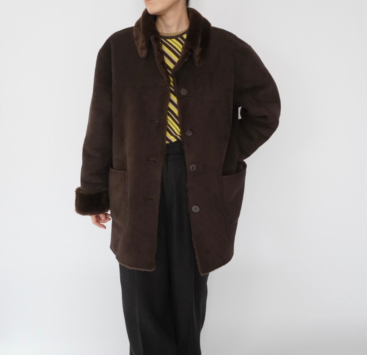 90s Faux Shearling Jacket