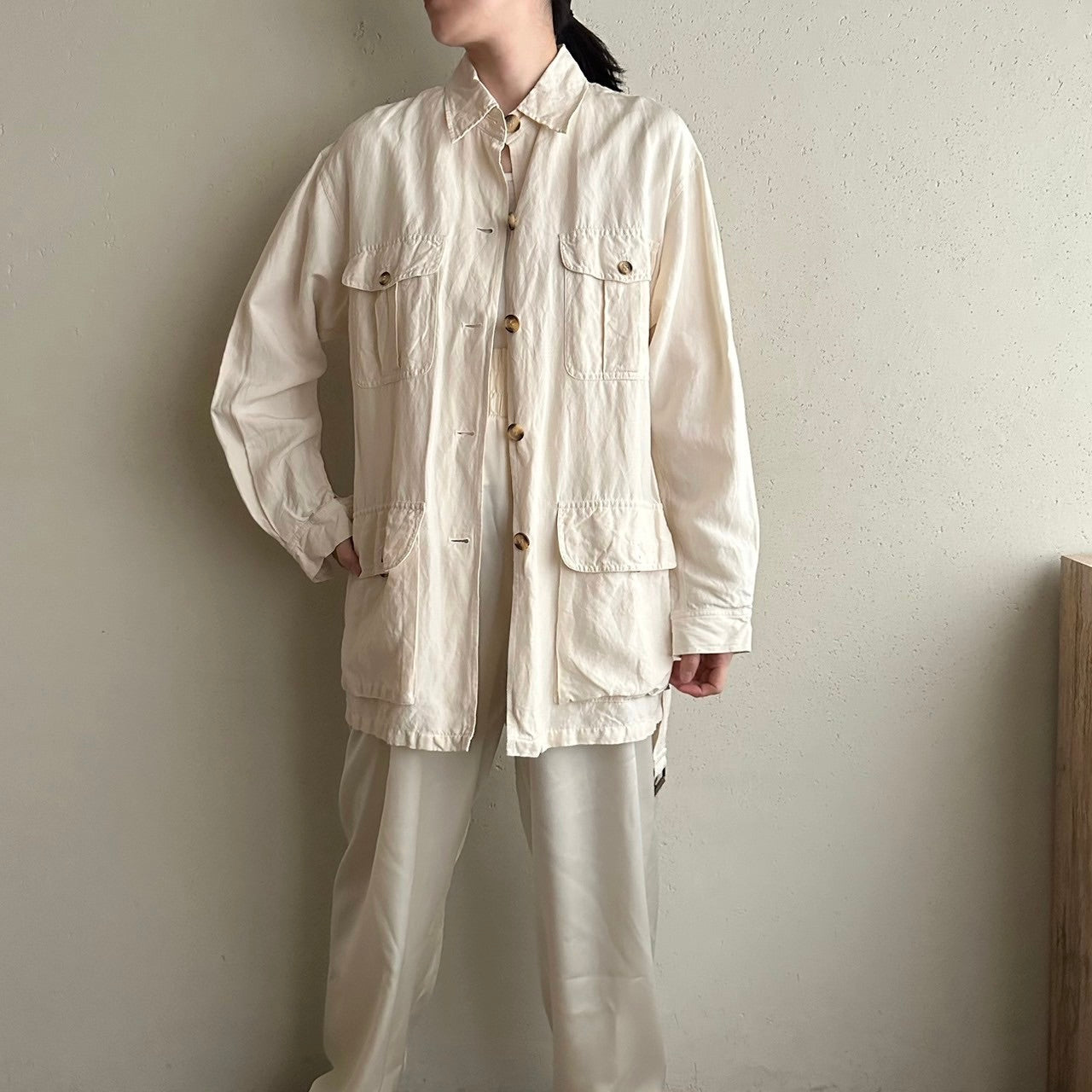 90s Silk Belted Jacket