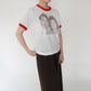 80s Photo Printed T-shirt Made in USA