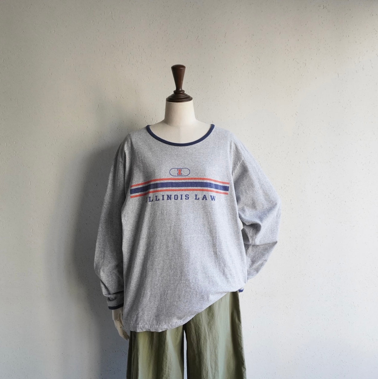 90s Printed Long T-shirt Made in USA