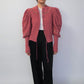 80s Embroidery Knit Cardigan