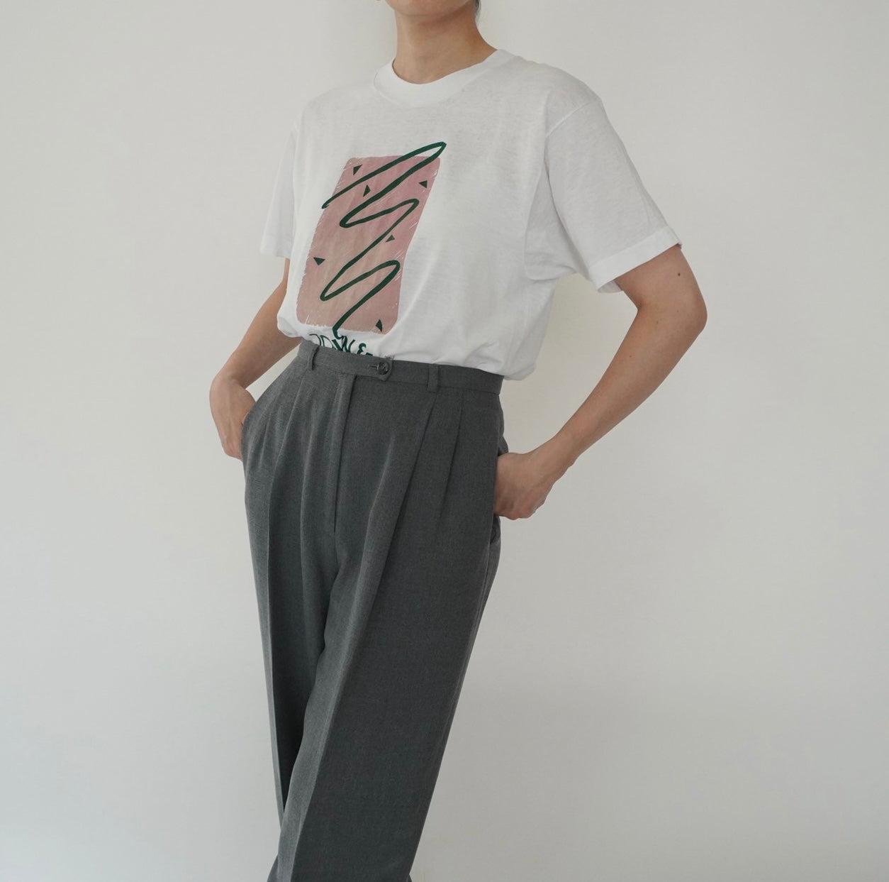 80s Printed T-shirt Made in USA